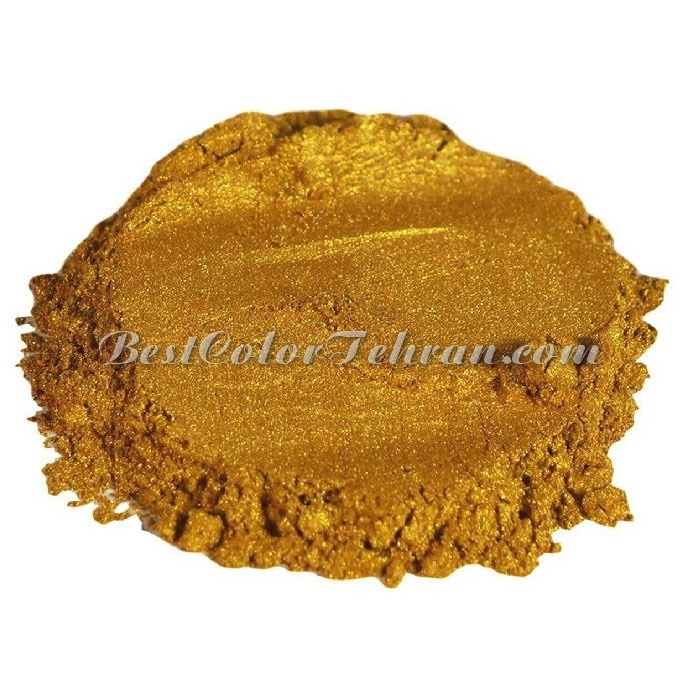رنگ سنگ مصنوعی پودری پیگمنت طلایی 1 کیلوگرم